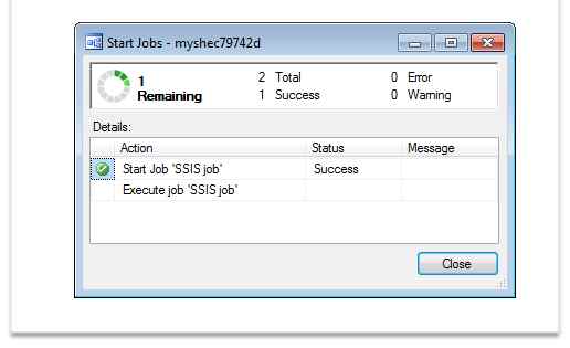 check the scheduling